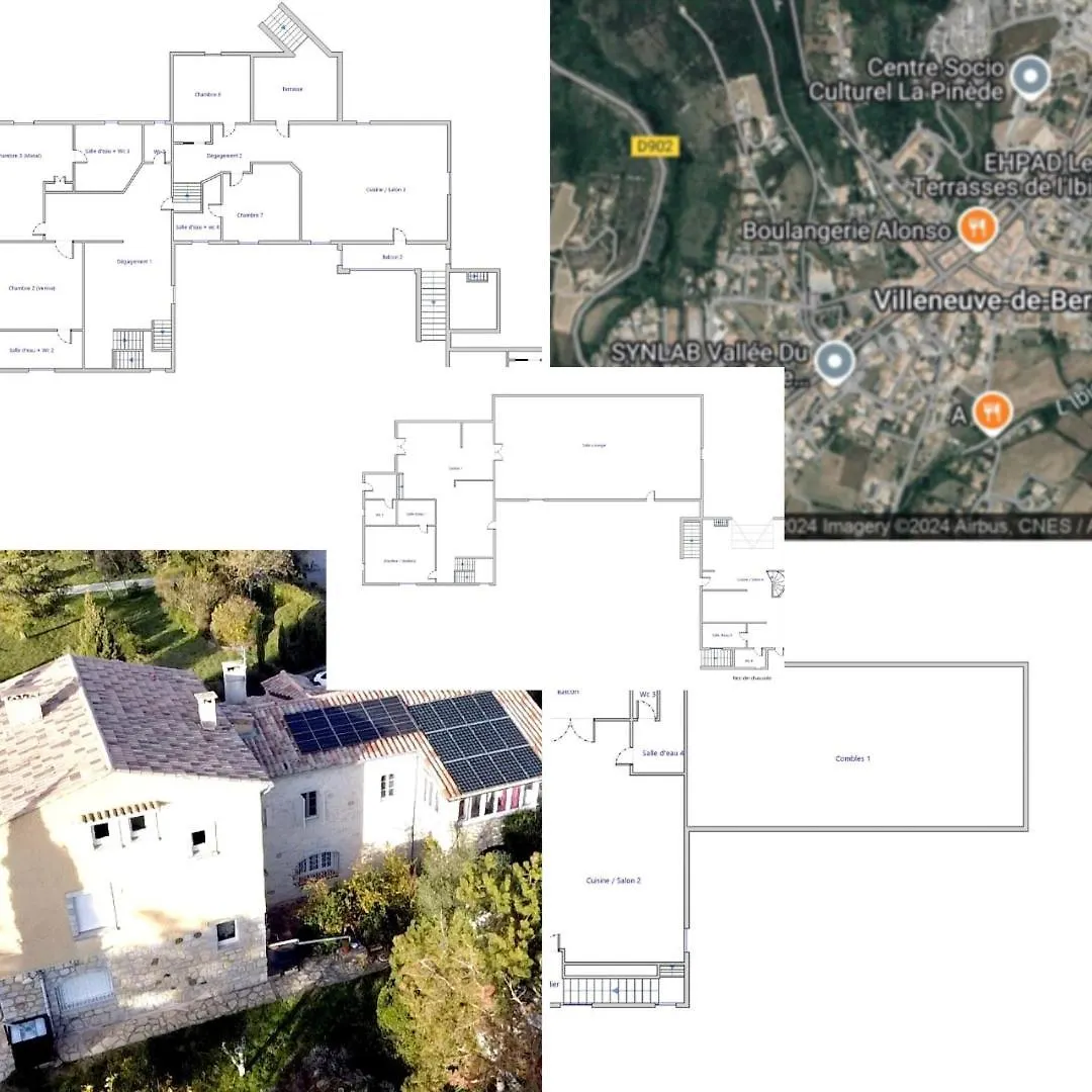 Villa Montloubier à Villeneuve-de-Berg 0*,  France